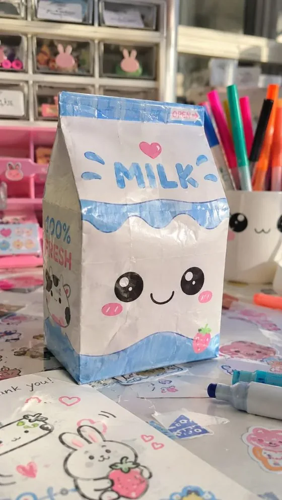 Exemplo de Fofuras de Papel montado 2